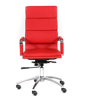 Кресло CHAIRMAN 750 экокожа красная в Липецке - изображение 1